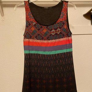 Desigual Sleeveless Blouse, Tunic, longer on sides